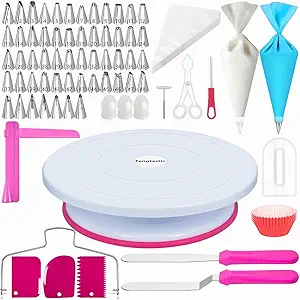 thumbnail image 2 of Cookie Maker Machine Cookie Press With 13 Discs & 8 Icing Tips - Stainless Steel Baking Tool For Shaped Cookies Baking Cookie Maker 2 of 12